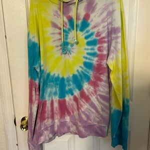 Hedge tie dyed hoodie Ladies size large